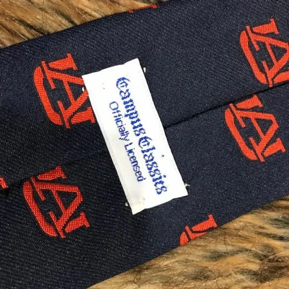 Campus Classics Musical Auburn University Officially Licensed Logo Tie - Picture 5 of 7